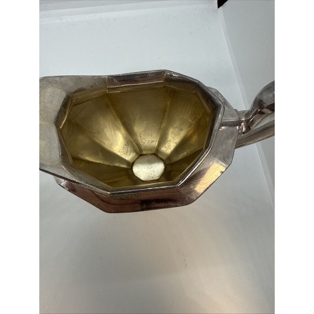 Reed and Barton SilverPlate Creamer and Sugar Bowl #75 - Picture 5 of 10